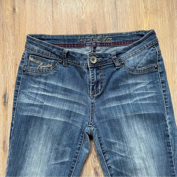 Foxy Jeans Blue Medium Wash Skinny Jeans - Size 27 - Picture 9 of 16